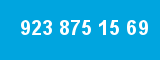 923 875 15 69 923 875 15 69